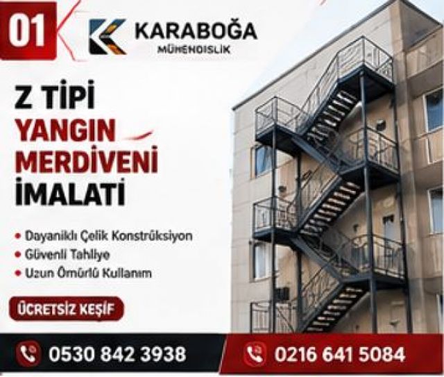 Makaralı Yangın Merdiveni Onarımı