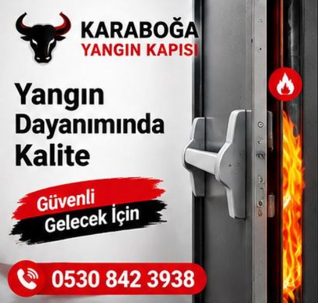 sertifikalı yangın kapıları